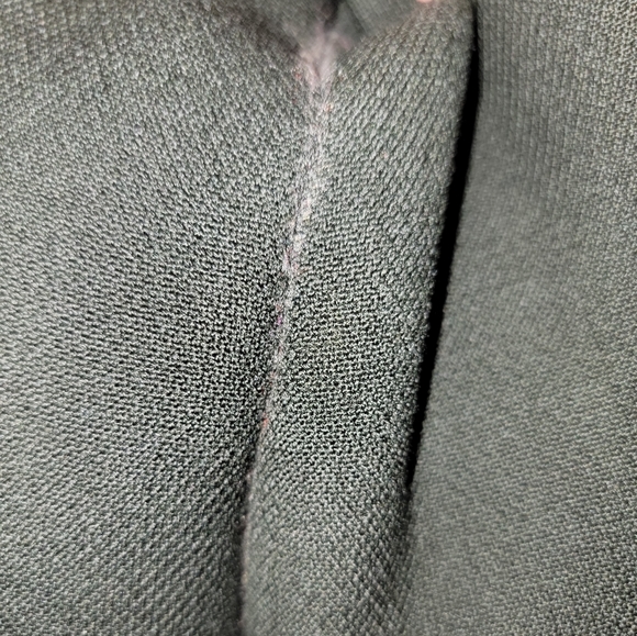 Vtg Lord & Taylor Coat Women's S? Faux Fur Collar Green Lined Retro Look - Picture 11 of 13